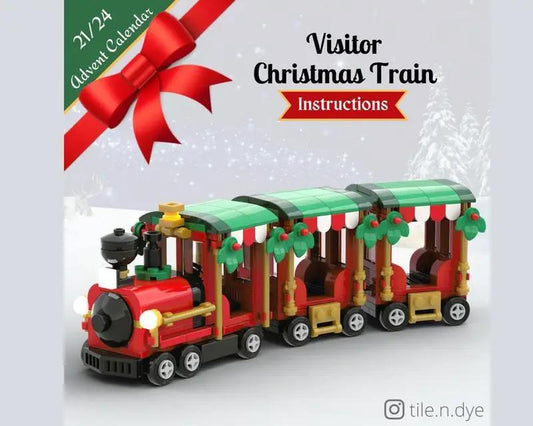 MOC-132495 Visitor Christmas Train - LEGO CHRISTMAS MOC FREE INSTRUCTIONS