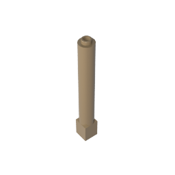 GDS-1326 - Support 1 x 1 x 6 Solid Pillar