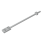 GDS-1327 - Bar 1 x 12 with 1 x 2 Plate End with Hollow Studs and 1 x 1 Round Plate End