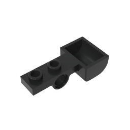 GDS-1329 - Launcher, 1 x 4 with 1 x 2 Plate with Pin Hole and Bucket (Catapult)