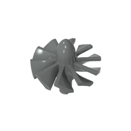 GDS-1339 - Jet Engine Fan with 10 Blades and Technic Pin