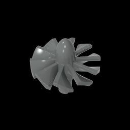 GDS-1339 - Jet Engine Fan with 10 Blades and Technic Pin