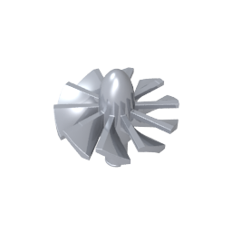 GDS-1339 - Jet Engine Fan with 10 Blades and Technic Pin