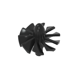 GDS-1339 - Jet Engine Fan with 10 Blades and Technic Pin