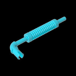 GDS-1344 - Exhaust Pipe with Technic Pin - Flat End, Rounded Hole