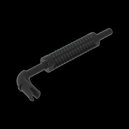 GDS-1344 - Exhaust Pipe with Technic Pin - Flat End, Rounded Hole