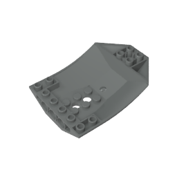 GDS-1354 - Wedge Curved Inverted 8 x 6 x 2 Cockpit