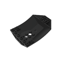GDS-1354 - Wedge Curved Inverted 8 x 6 x 2 Cockpit