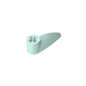 GDS-1360 - Technic Tooth 1 x 3 with Axle Hole [Rounded Underside]