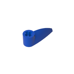 GDS-1360 - Technic Tooth 1 x 3 with Axle Hole [Rounded Underside]