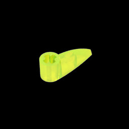 GDS-1360 - Technic Tooth 1 x 3 with Axle Hole [Rounded Underside]