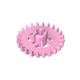GDS-1378 - Technic Gear 24 Tooth Crown with Reinforcements [New Style]