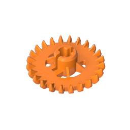 GDS-1378 - Technic Gear 24 Tooth Crown with Reinforcements [New Style]