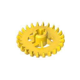 GDS-1378 - Technic Gear 24 Tooth Crown with Reinforcements [New Style]