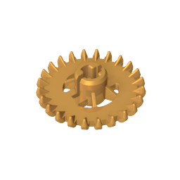 GDS-1378 - Technic Gear 24 Tooth Crown with Reinforcements [New Style]