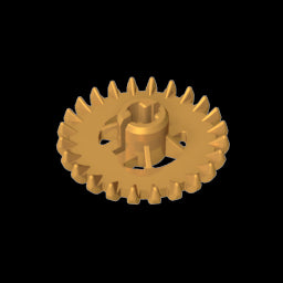 GDS-1378 - Technic Gear 24 Tooth Crown with Reinforcements [New Style]