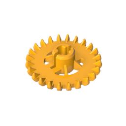 GDS-1378 - Technic Gear 24 Tooth Crown with Reinforcements [New Style]