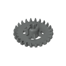 GDS-1378 - Technic Gear 24 Tooth Crown with Reinforcements [New Style]