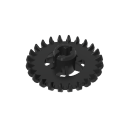 GDS-1378 - Technic Gear 24 Tooth Crown with Reinforcements [New Style]
