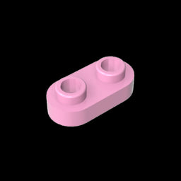 GDS-1403 - Plate Special 1 x 2 Rounded with 2 Open Studs