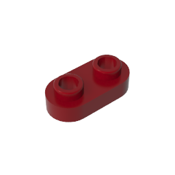 GDS-1403 - Plate Special 1 x 2 Rounded with 2 Open Studs