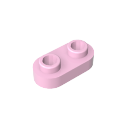 GDS-1403 - Plate Special 1 x 2 Rounded with 2 Open Studs