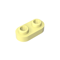 GDS-1403 - Plate Special 1 x 2 Rounded with 2 Open Studs