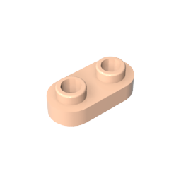 GDS-1403 - Plate Special 1 x 2 Rounded with 2 Open Studs