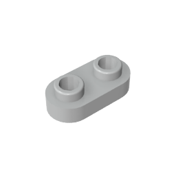 GDS-1403 - Plate Special 1 x 2 Rounded with 2 Open Studs