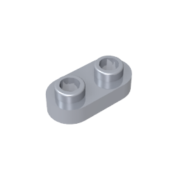 GDS-1403 - Plate Special 1 x 2 Rounded with 2 Open Studs