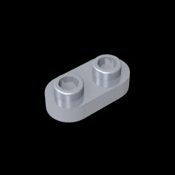 GDS-1403 - Plate Special 1 x 2 Rounded with 2 Open Studs