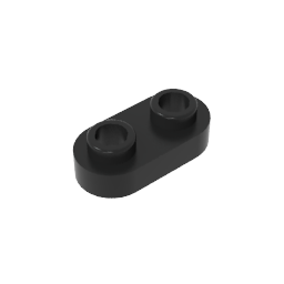 GDS-1403 - Plate Special 1 x 2 Rounded with 2 Open Studs