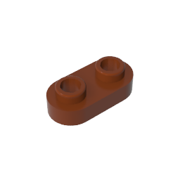 GDS-1403 - Plate Special 1 x 2 Rounded with 2 Open Studs