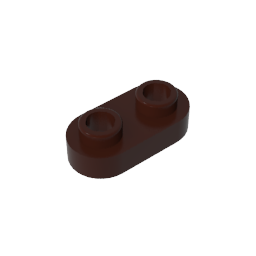 GDS-1403 - Plate Special 1 x 2 Rounded with 2 Open Studs