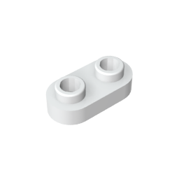 GDS-1403 - Plate Special 1 x 2 Rounded with 2 Open Studs