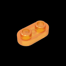 GDS-1403 - Plate Special 1 x 2 Rounded with 2 Open Studs