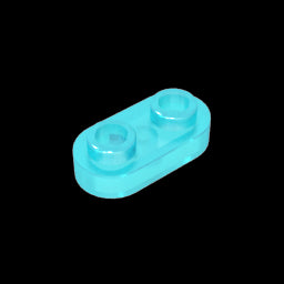 GDS-1403 - Plate Special 1 x 2 Rounded with 2 Open Studs