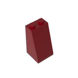 GDS-1404 - Slope 75 Degrees 2 x 2 x 3 [Hollow Studs]