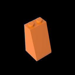 GDS-1404 - Slope 75 Degrees 2 x 2 x 3 [Hollow Studs]