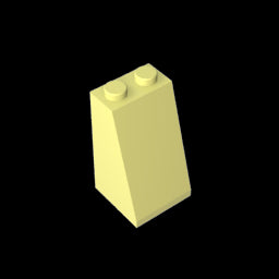 GDS-1404 - Slope 75 Degrees 2 x 2 x 3 [Hollow Studs]