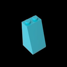 GDS-1404 - Slope 75 Degrees 2 x 2 x 3 [Hollow Studs]