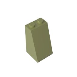 GDS-1404 - Slope 75 Degrees 2 x 2 x 3 [Hollow Studs]