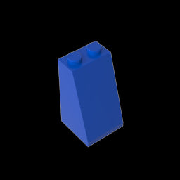 GDS-1404 - Slope 75 Degrees 2 x 2 x 3 [Hollow Studs]