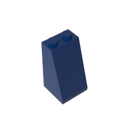 GDS-1404 - Slope 75 Degrees 2 x 2 x 3 [Hollow Studs]