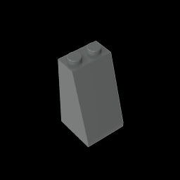 GDS-1404 - Slope 75 Degrees 2 x 2 x 3 [Hollow Studs]