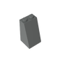 GDS-1404 - Slope 75 Degrees 2 x 2 x 3 [Hollow Studs]