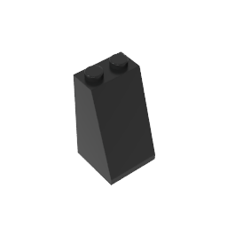 GDS-1404 - Slope 75 Degrees 2 x 2 x 3 [Hollow Studs]