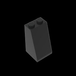 GDS-1404 - Slope 75 Degrees 2 x 2 x 3 [Hollow Studs]