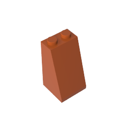 GDS-1404 - Slope 75 Degrees 2 x 2 x 3 [Hollow Studs]