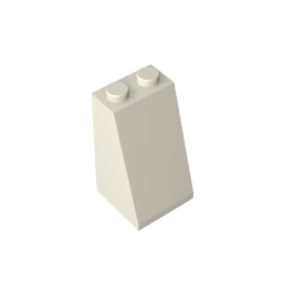 GDS-1404 - Slope 75 Degrees 2 x 2 x 3 [Hollow Studs]